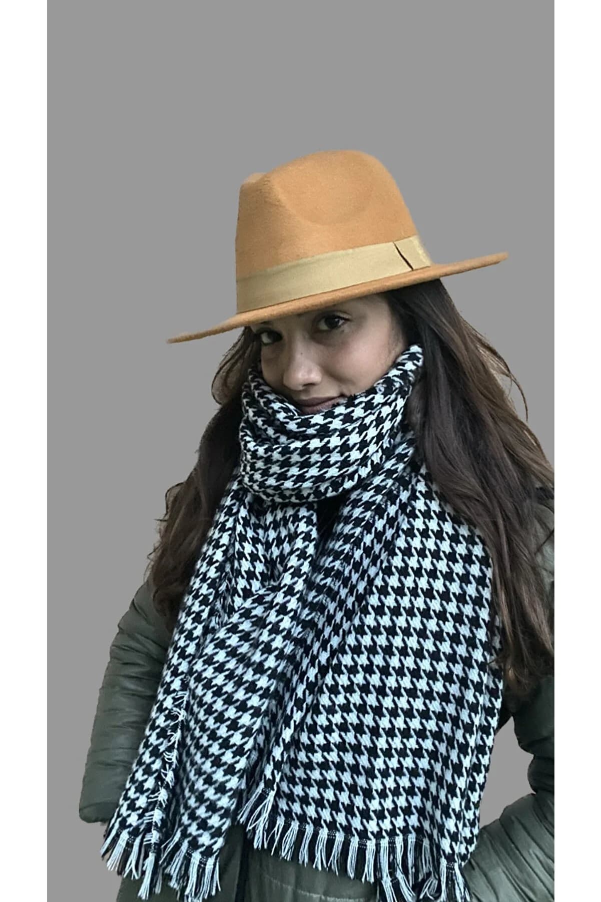 کلاه شاپوی فدورا کرم شتری لاویونسا laviyonsa Fedora Camel 412042674 — تصویر ۴