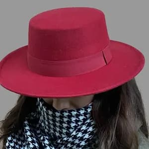 کلاه شاپوی بوتر زرشکی لاویونسا laviyonsa Boater Bordo 412043539