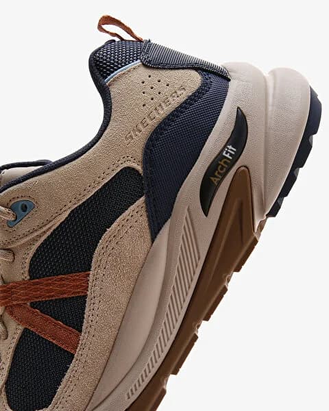 کفش مردانه اسکیچرز اورجینال -بژ Skechers Arch Fit Calvera – Halsen 210477 TPNV — تصویر ۸