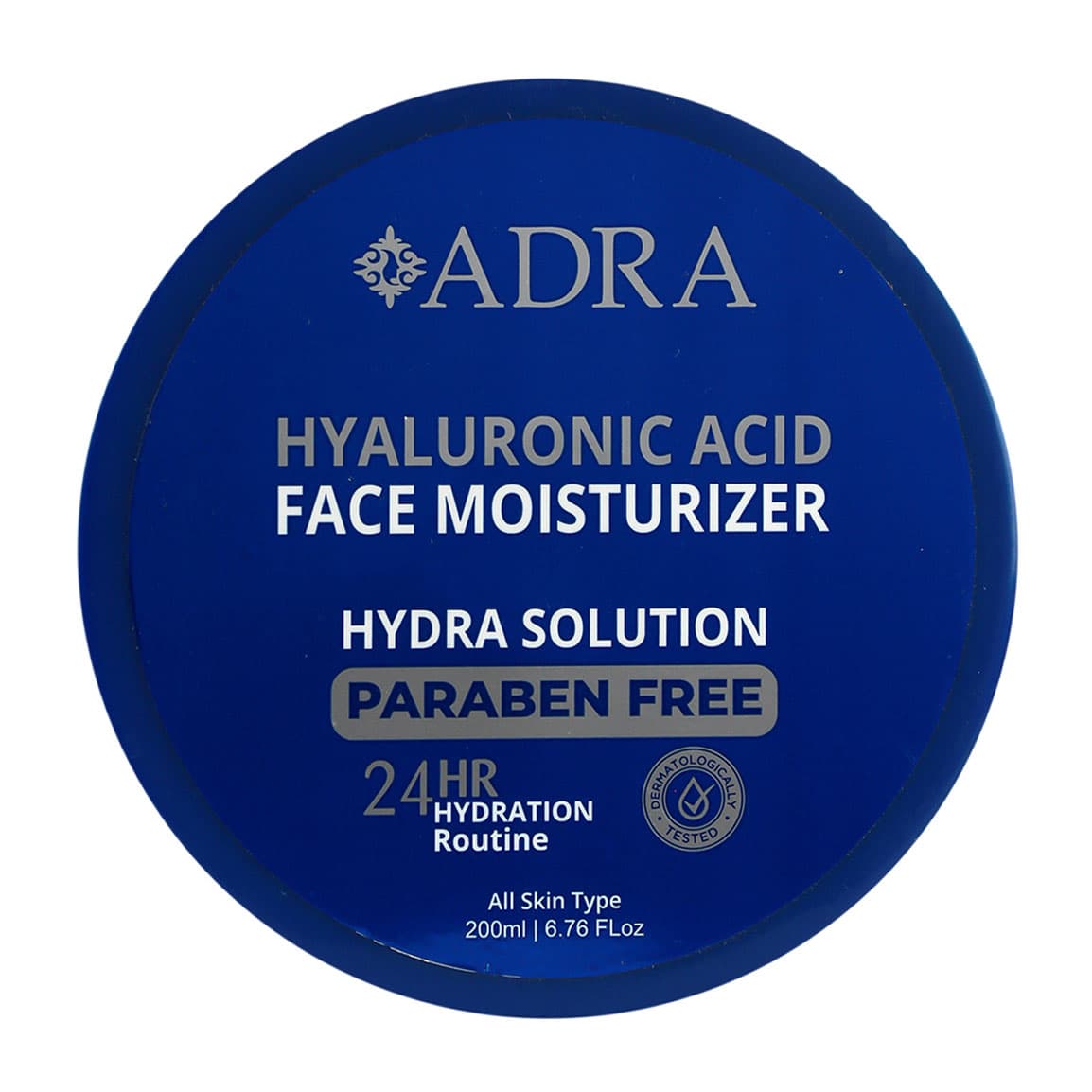 کرم کاسه ای آبرسان آدرا حاوی هیالورونیک اسید 200 میلی لیتر Adra Hyaluronic Acid Face Moisturizer