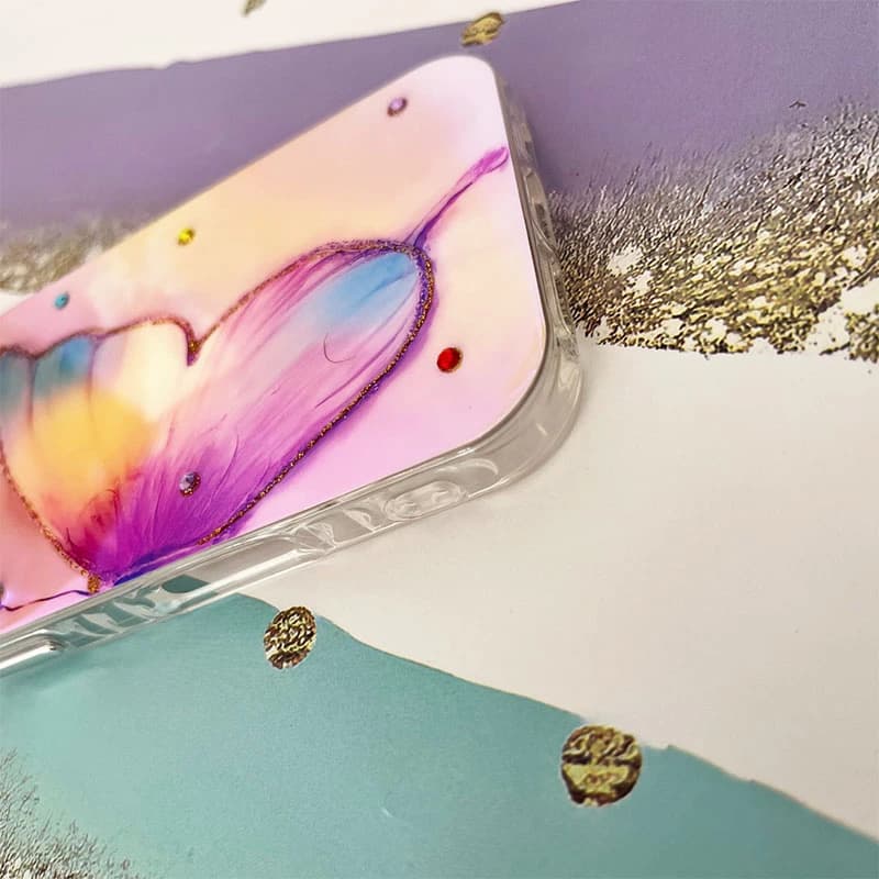 قاب گوشی iPhone 16 آیفون شفاف طرح پروانه جادویی کد 920 — تصویر ۳