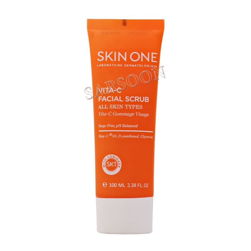 ژل شوینده لایه بردار حاوی ویتامین C اسکین وان 100 میلی لیتر Skin One Vita C Facial Scrub Gel