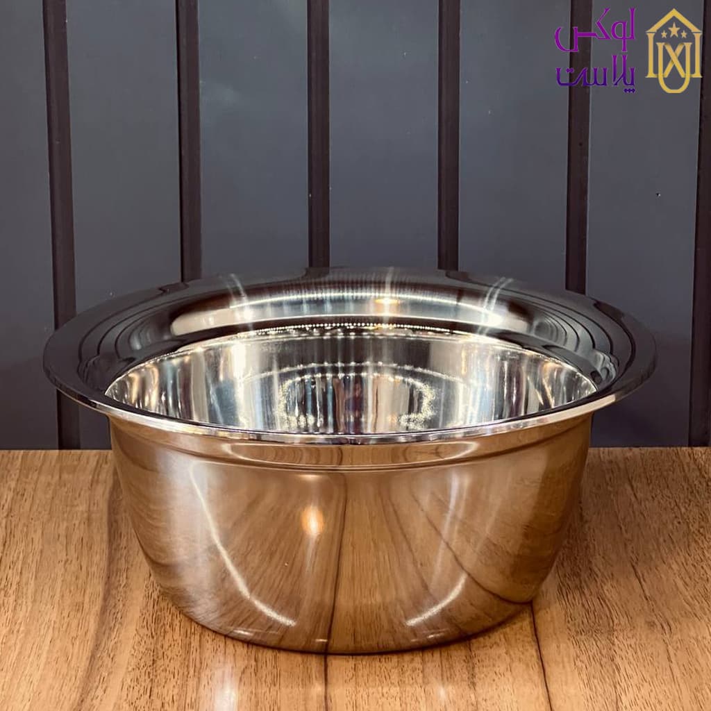 لگن استیل وارداتی سایز 24 — تصویر ۳