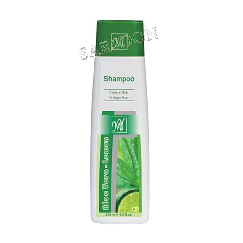 شامپو آلوئه ورا و لیمو مای مناسب موهای چرب ۲۵۰ میلی لیتر My Aloevera Lemon Shampoo For Greasy Hair