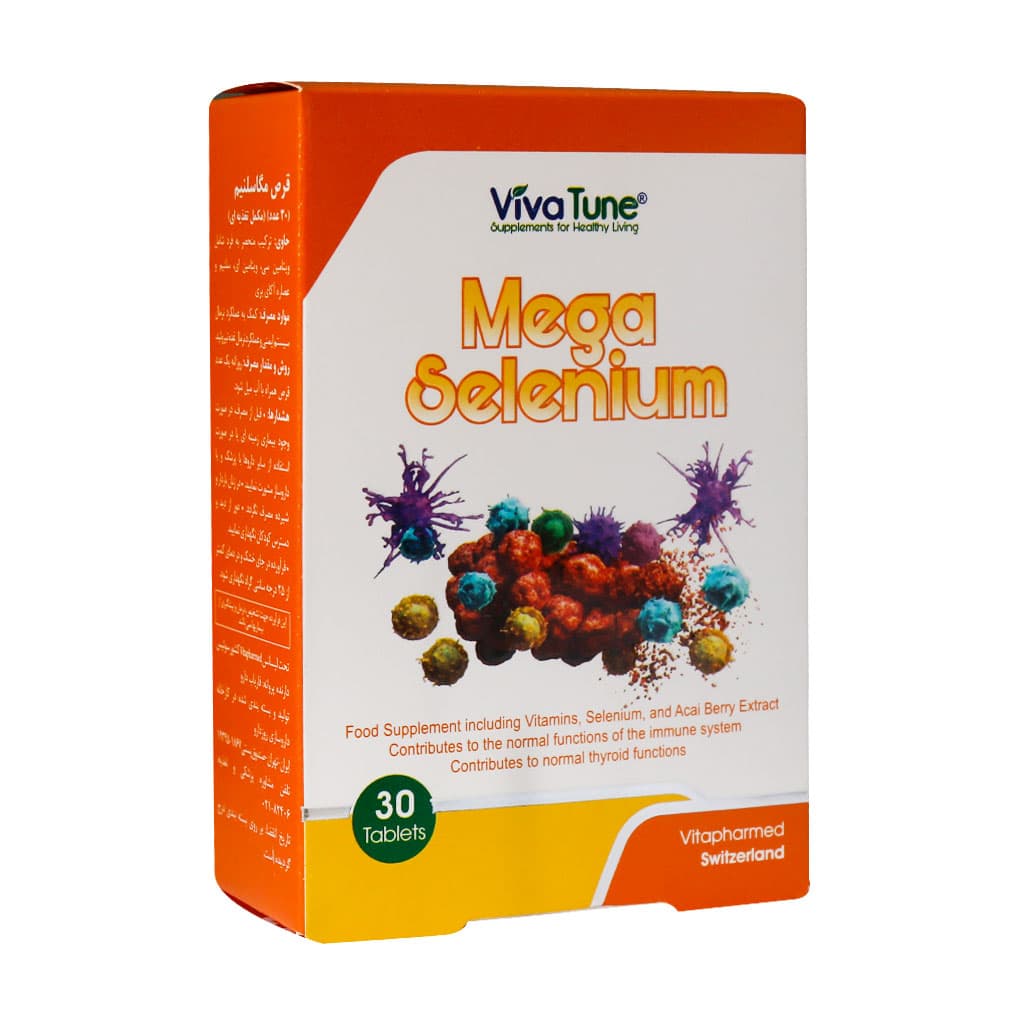 قرص مگا سلنیوم ویواتیون 30 عدد Vivatune Mega Selenium 30 Tablets