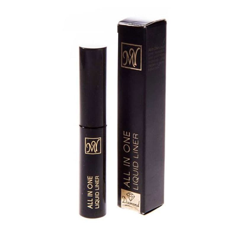 خط چشم مایع با اپلیکاتور ابری مای سری Black Diamond My Black Diamond All in one Liquid Eye Liner