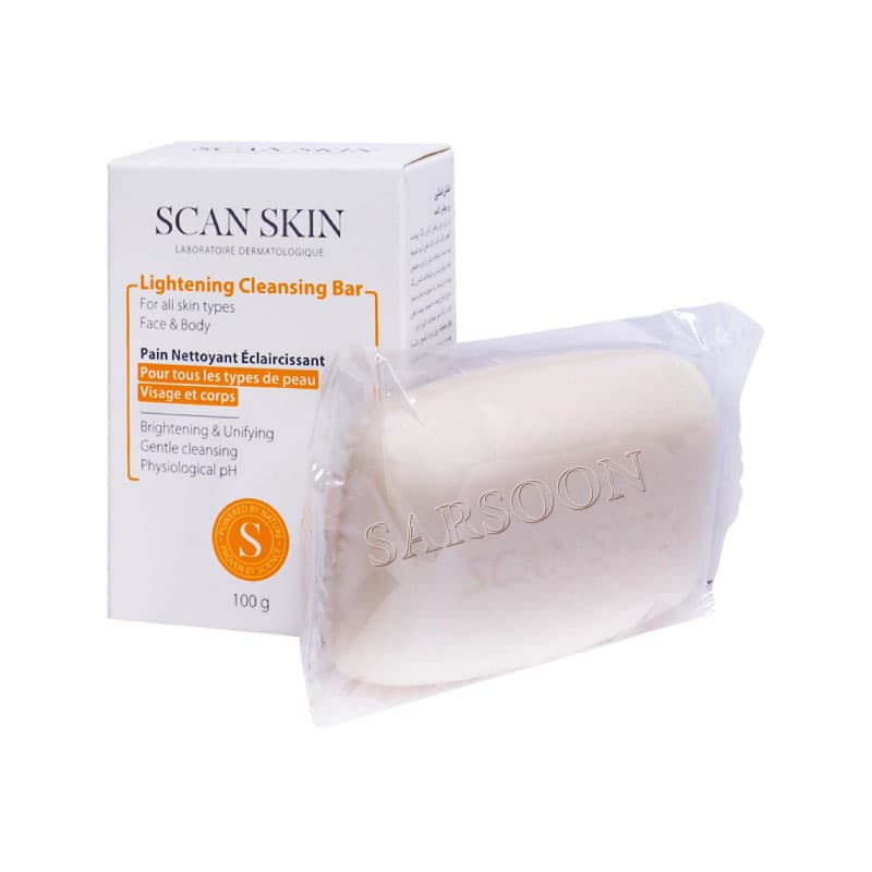 پن روشن کننده اسکن اسکین 100 گرم Scan Skin Lightening Cleansing Bar — تصویر ۲