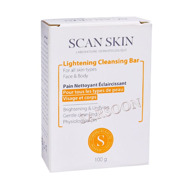 پن روشن کننده اسکن اسکین 100 گرم Scan Skin Lightening Cleansing Bar