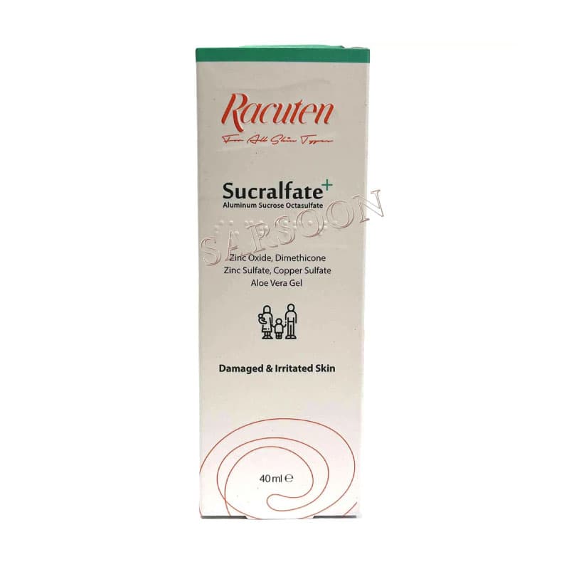 کرم التیام دهنده سوکرالفیت پوست آسیب دیده راکوتن Sucralfate Cream For Damaged And Irritated Skin — تصویر ۲