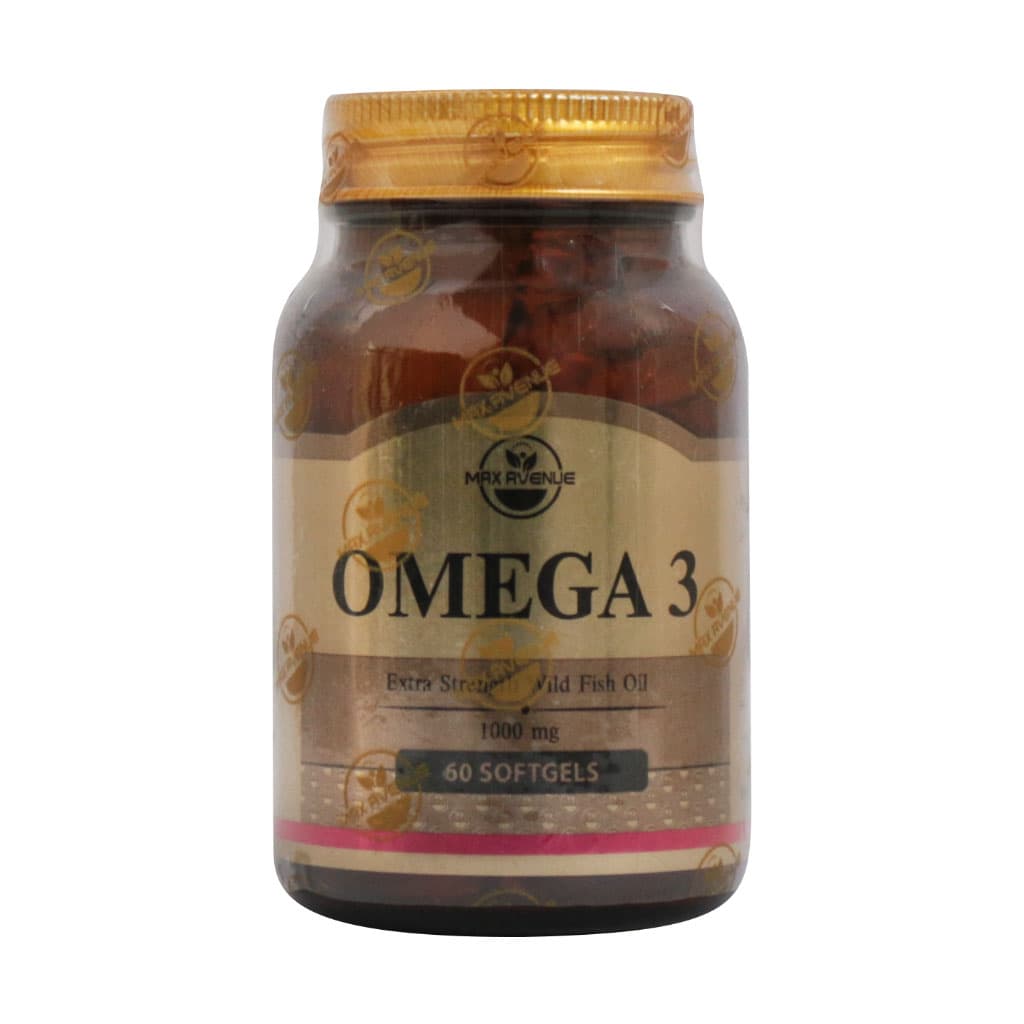 کپسول ژلاتینی امگا 3 مکس اونیو 60 عدد Max Avenue Omega 3 60 caps
