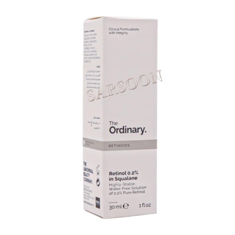 سرم رتینول 0.2 درصد در اسکوالان اوردینری 30 میلی لیتر Ordinary Retinol 0.2% In Squalane — تصویر ۲