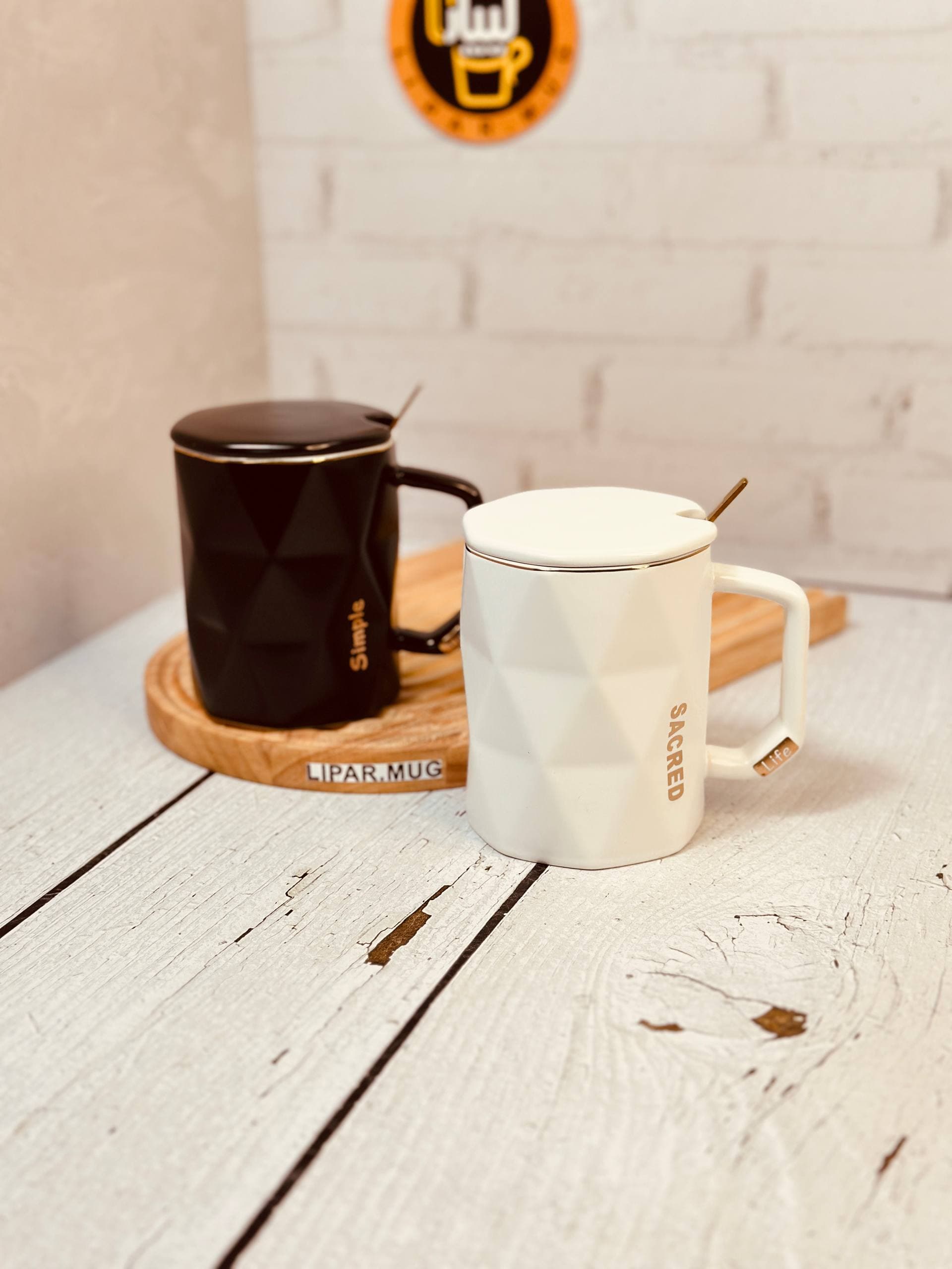 ماگ بلند لوزی لوزی کد 6264 — تصویر ۳
