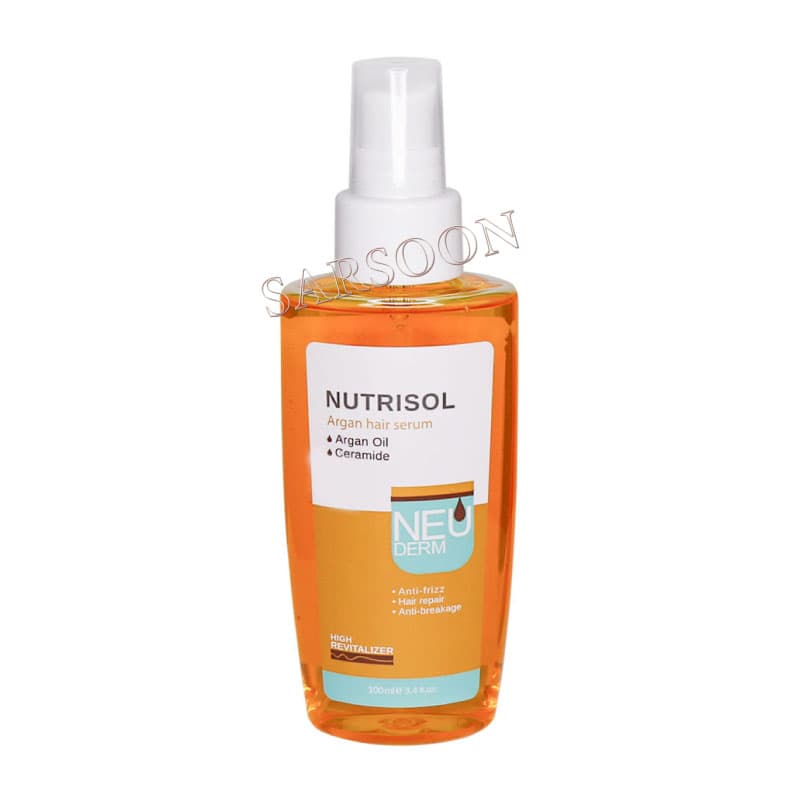 سرم مو آرگان نوتریسل نئودرم 100 میلی لیتر Neuderm Nutrisol Argan hair Serum