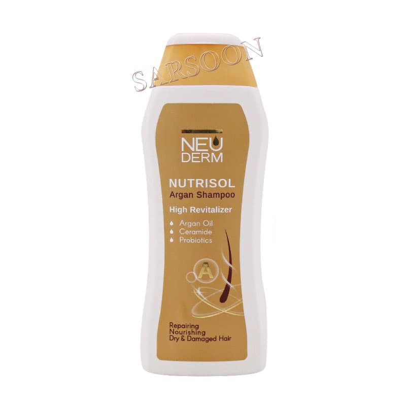 شامپو مو آرگان نوتریسل نئودرم 300 میلی لیتر Neuderm Nutrisol Argan Shampoo