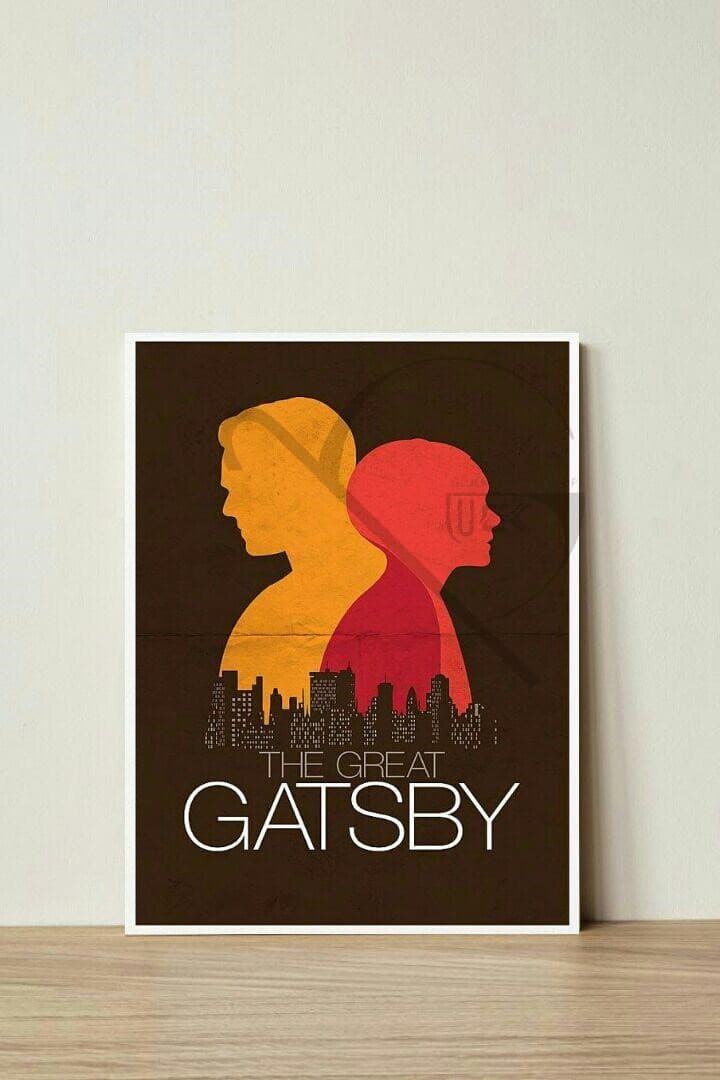 تابلو چوبی گتسبی بزرگ (The Great Gatsby)کد FMO003