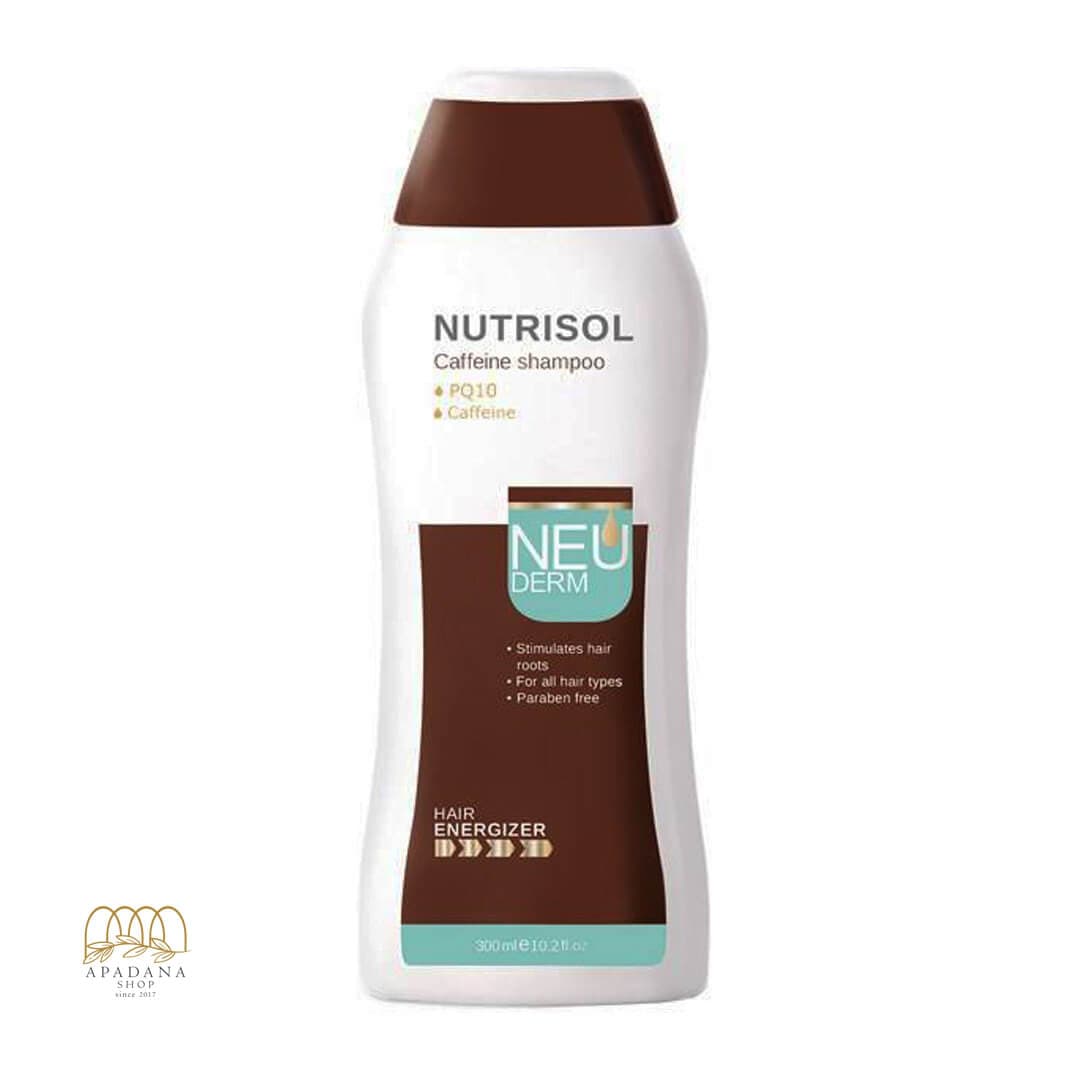 شامپو تقویت کننده و ضد ریزش مو نئودرم مدل Nutrisol (نوتریسل) حجم 300 میل