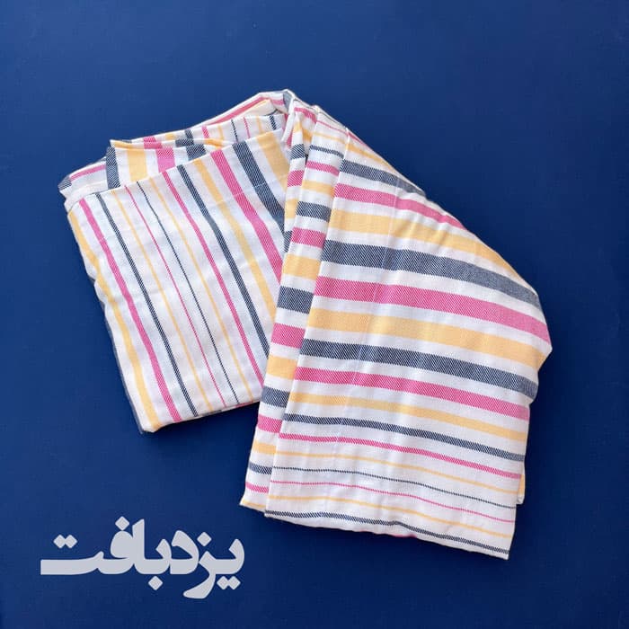 حوله تن پوش نخی ابراهیمی سایز ایکس لارج راه راه کد 3