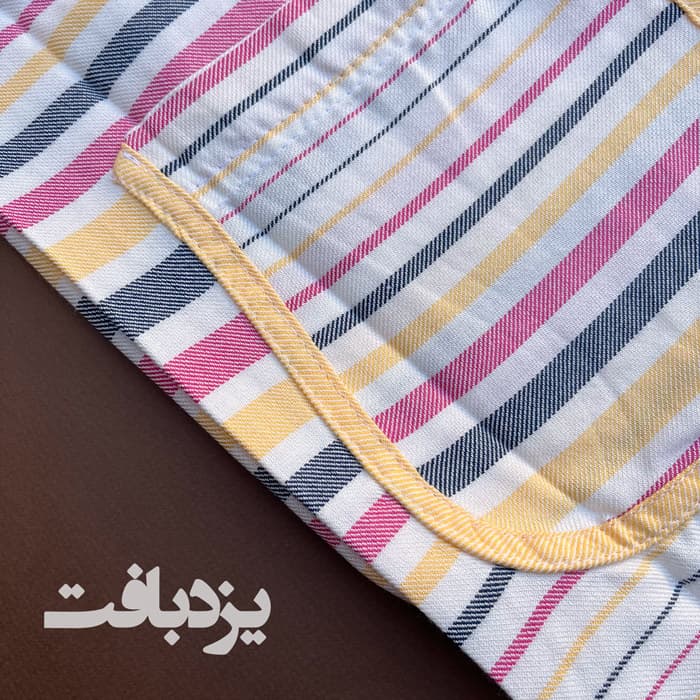 حوله تن پوش نخی ابراهیمی سایز ایکس لارج راه راه کد 3 — تصویر ۶