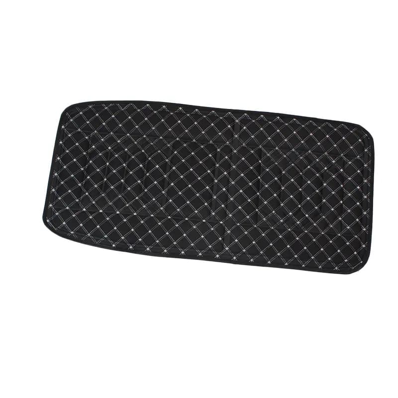 عرق گیر تخم مرغی مخمل گلدوزی مشکی دوخت سفید(جفت)