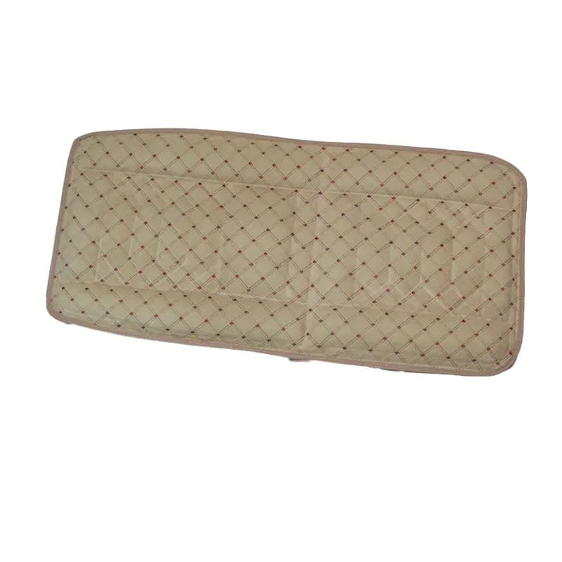 عرق گیر تخم مرغی مخمل گلدوزی کرم (جفت)