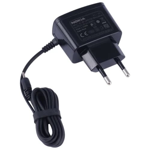 شارژر دیواری سیم وصل اورجینال 1.75 وات نوکیا 0.35A 6101 شرینک — تصویر ۴