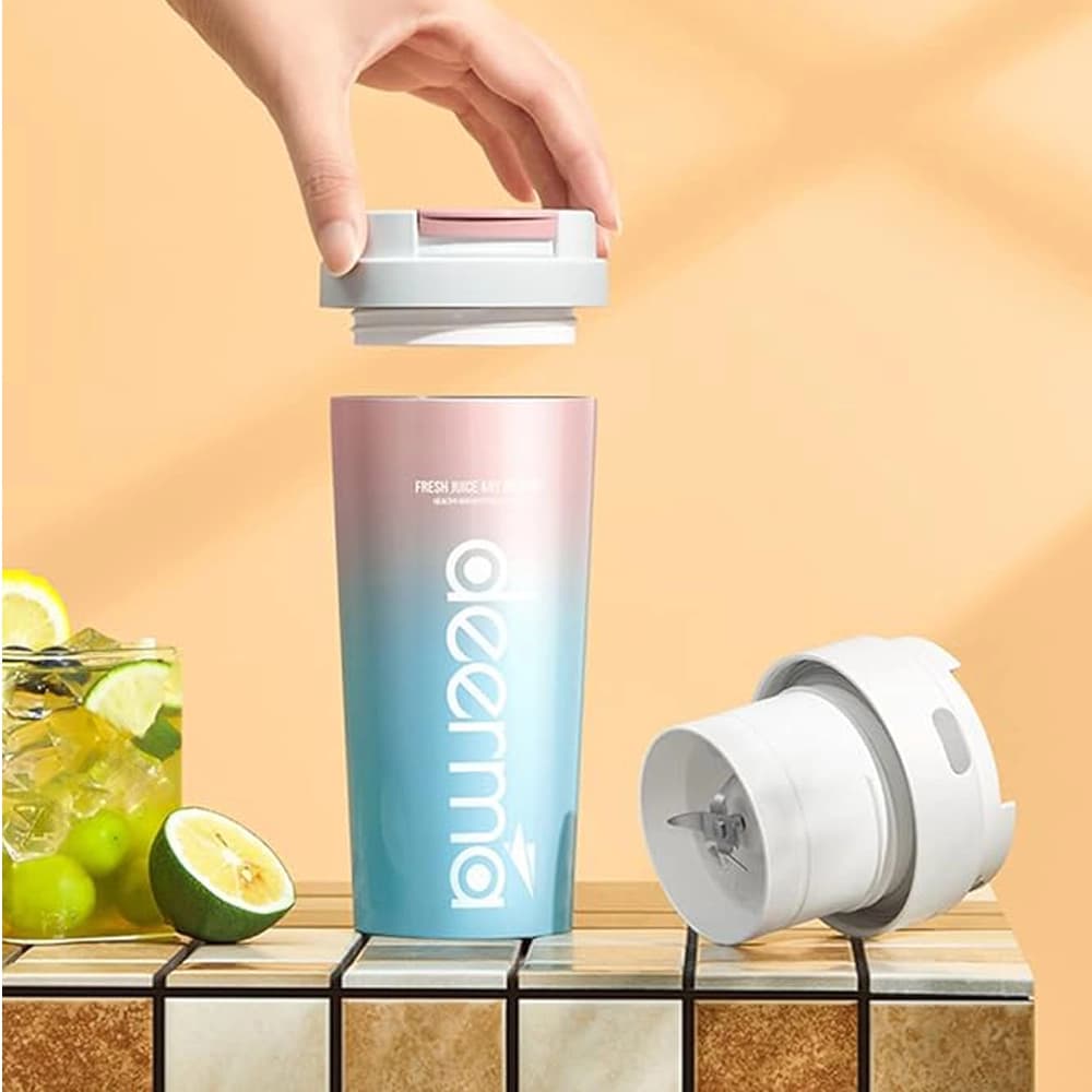 مخلوط کن قابل حمل شیائومی مدل Deerma NU90 Portable Electric Juicer — تصویر ۲