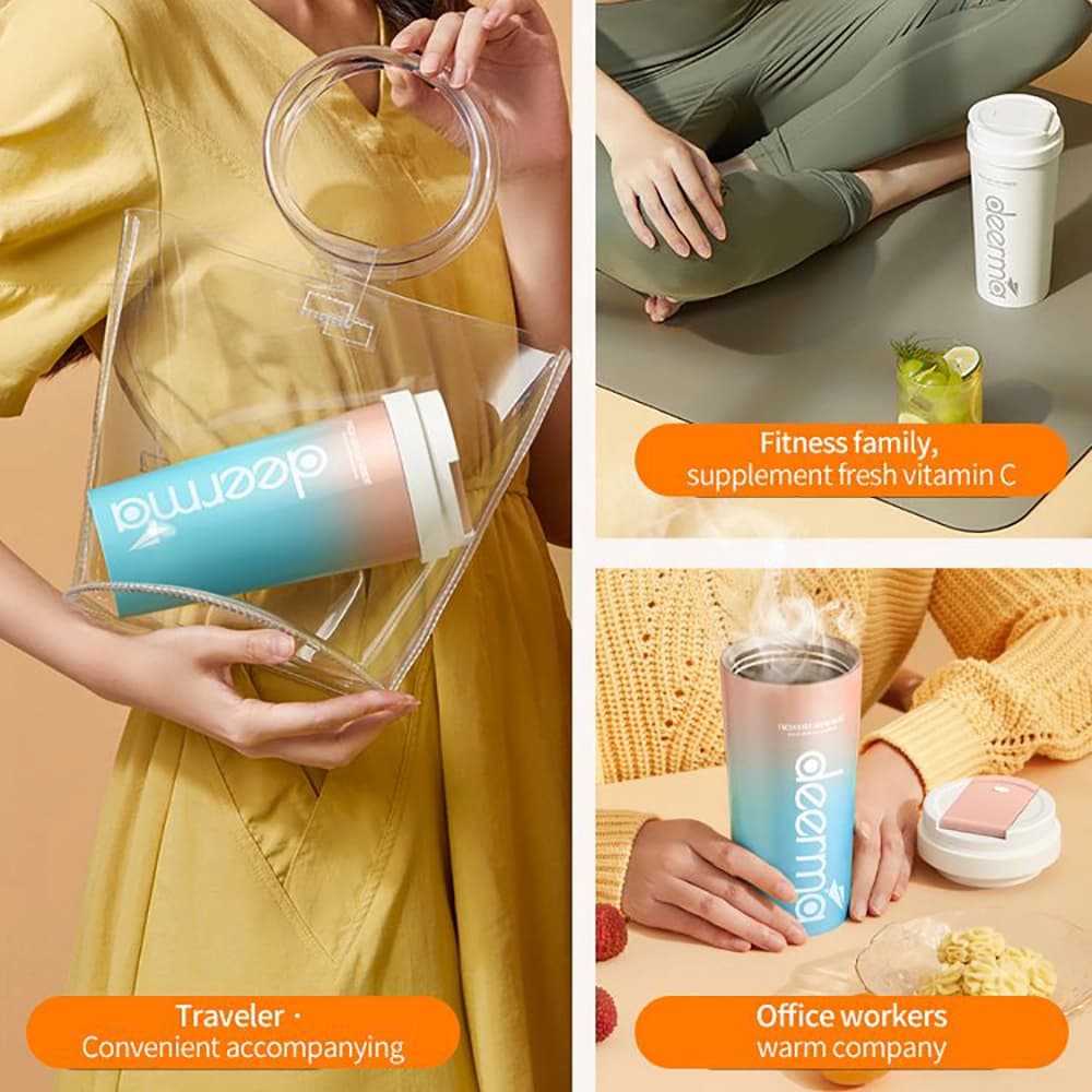 مخلوط کن قابل حمل شیائومی مدل Deerma NU90 Portable Electric Juicer — تصویر ۴