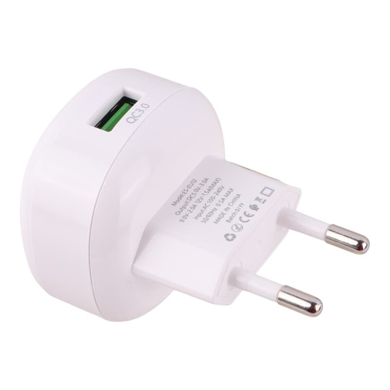 شارژر دیواری 18 وات ارلدام ES-EU12 QC3.0 3A — تصویر ۳