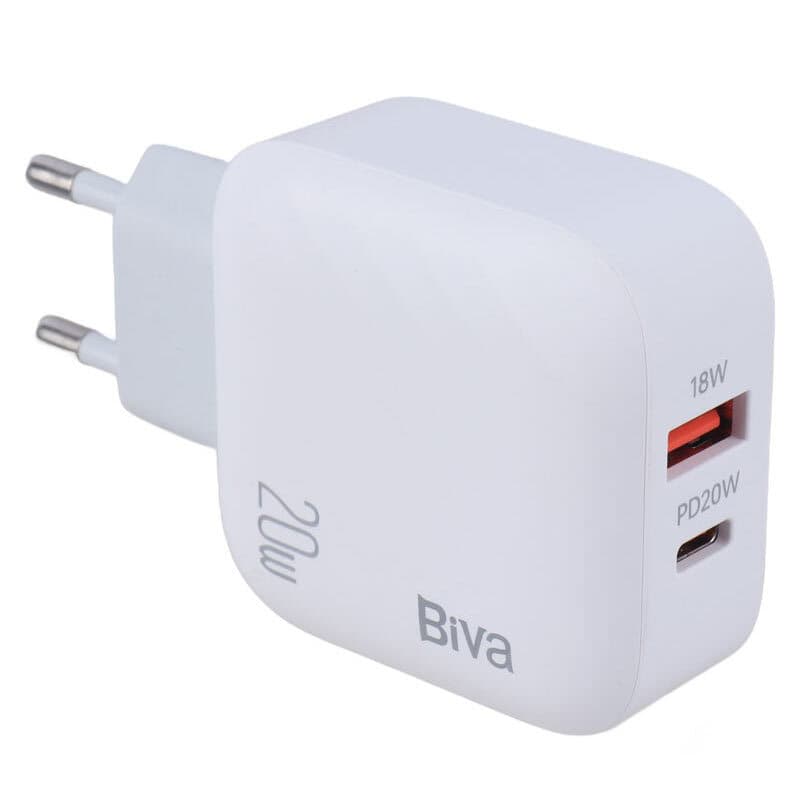 شارژر دیواری 20 وات بیوا HC-55 PD 3A — تصویر ۲