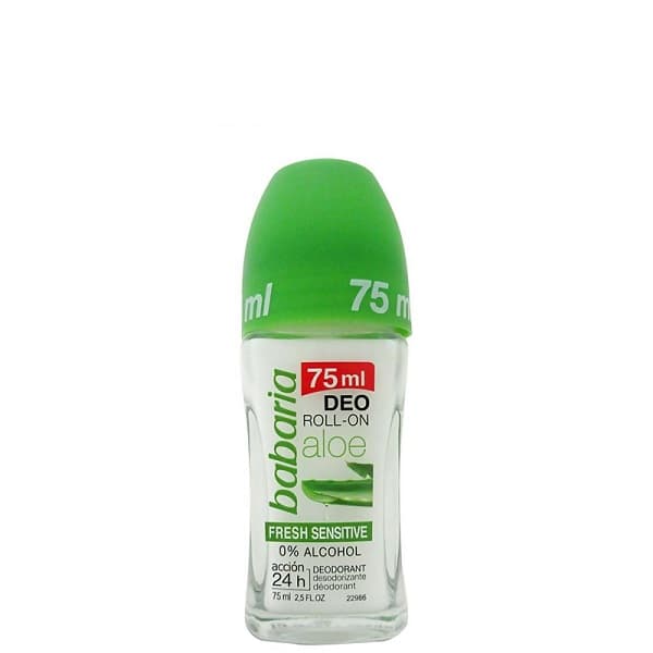 دئودورانت رولی 24 ساعته باباریا مدل Fresh Sensitive حجم 75 میل