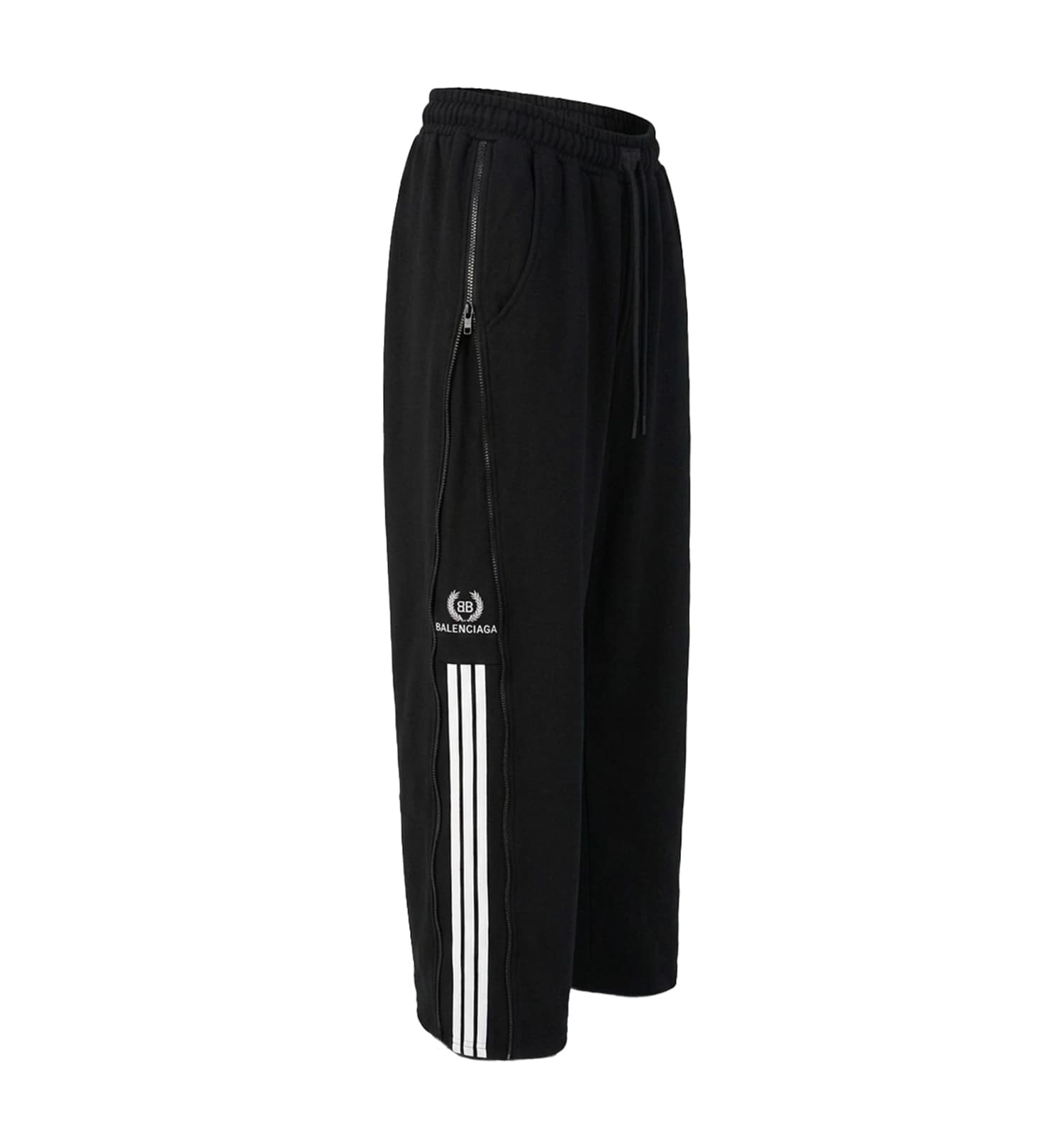 شلوار مردانه بگ ساده دو نخ پنبه مشکی Balenciaga کد 50478 — تصویر ۵