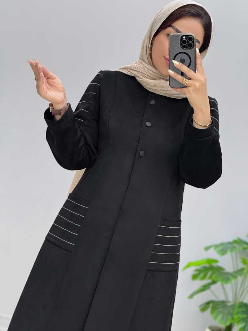 مانتو سوییت دمسه دوزی کد227504