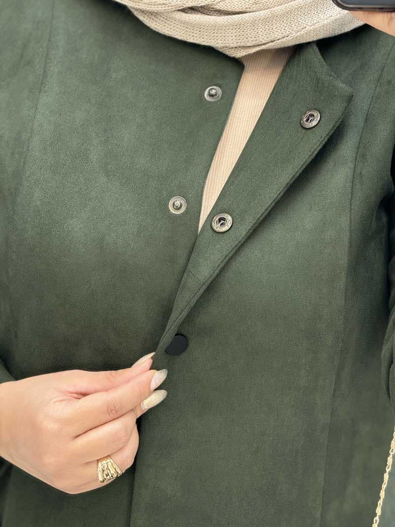مانتو سوییت دمسه دوزی کد227504 — تصویر ۳