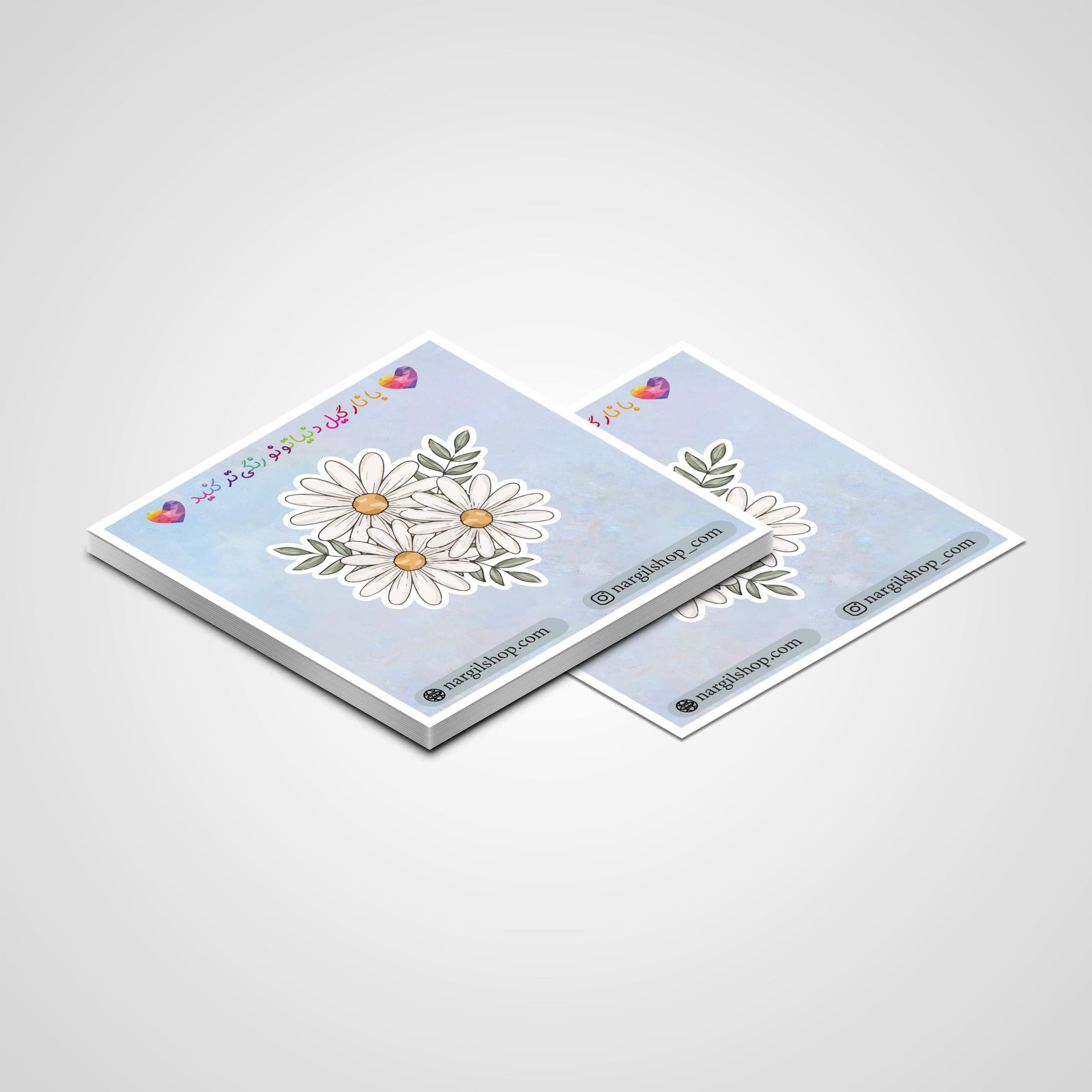 استیکر طبیعت گل 06 | The Flower Nature sticker 06 — تصویر ۲