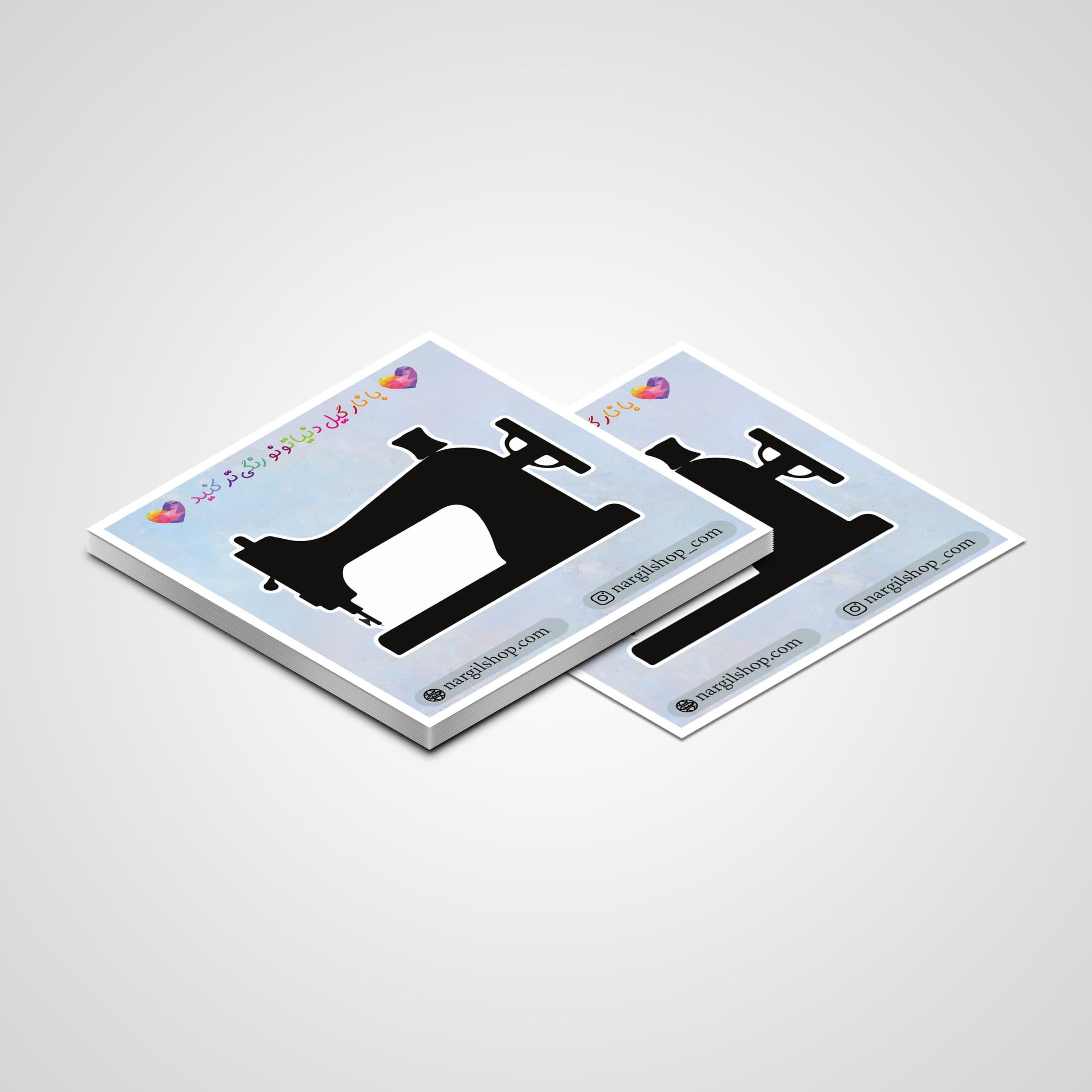 استیکر خیاطی و طراحی لباس 34 | Tailoring sticker 34 — تصویر ۲