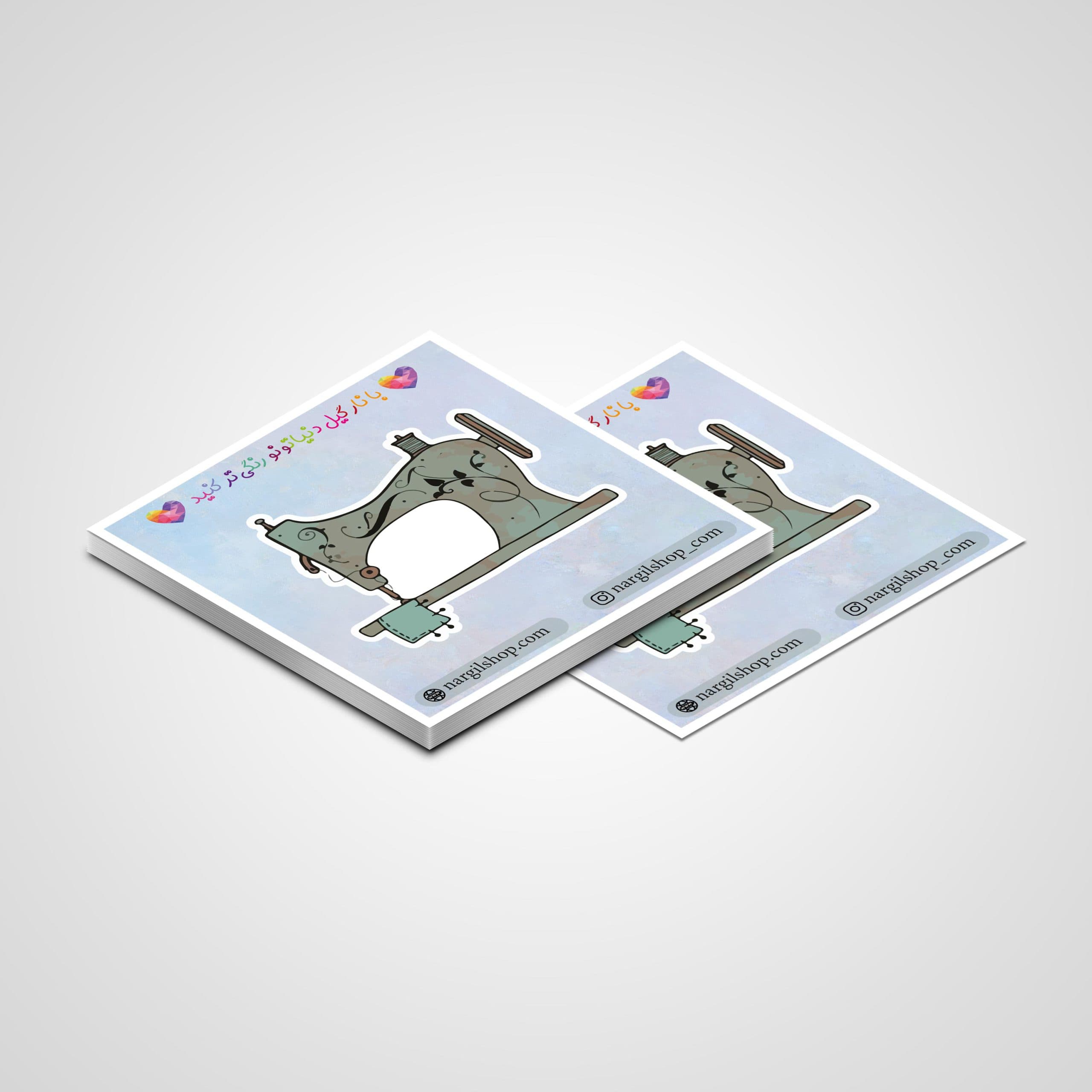 استیکر خیاطی و طراحی لباس 33 | Tailoring sticker 33 — تصویر ۲