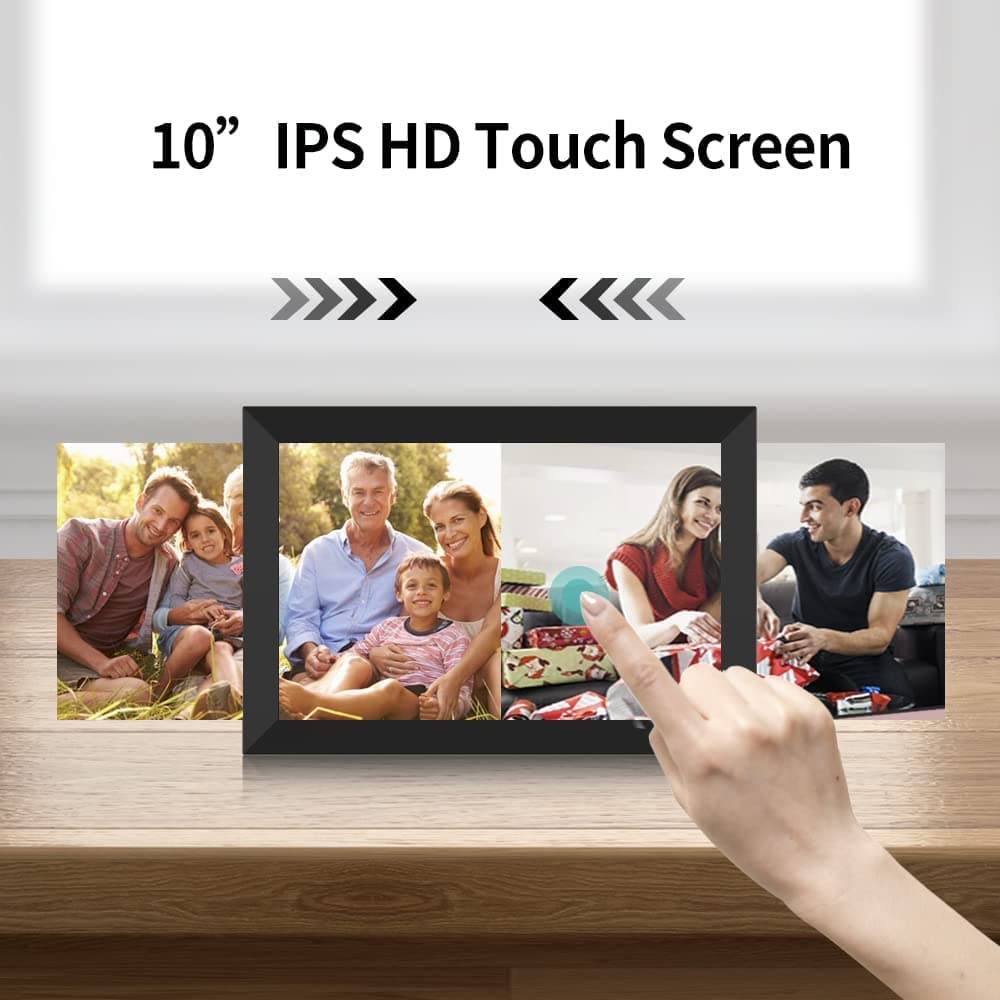 قاب عکس دیجیتال FRAMEO 10.1 Inch WiFi Digital Photo Picture Frame — تصویر ۳