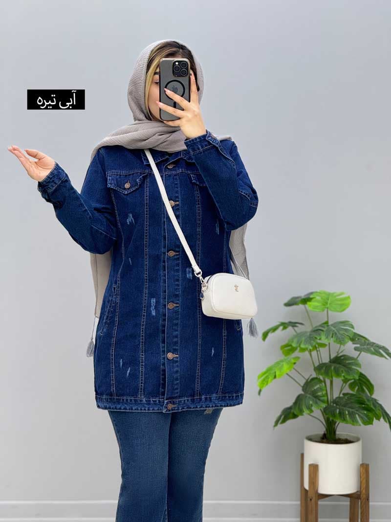 مانتو جین نرگس کد970308 — تصویر ۳