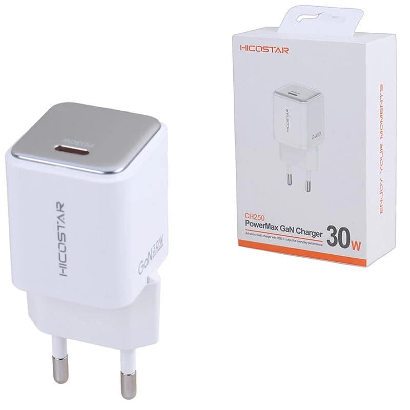 شارژر دیواری 30 وات هایکو استار CH250 GaN PD 3A — تصویر ۱۲