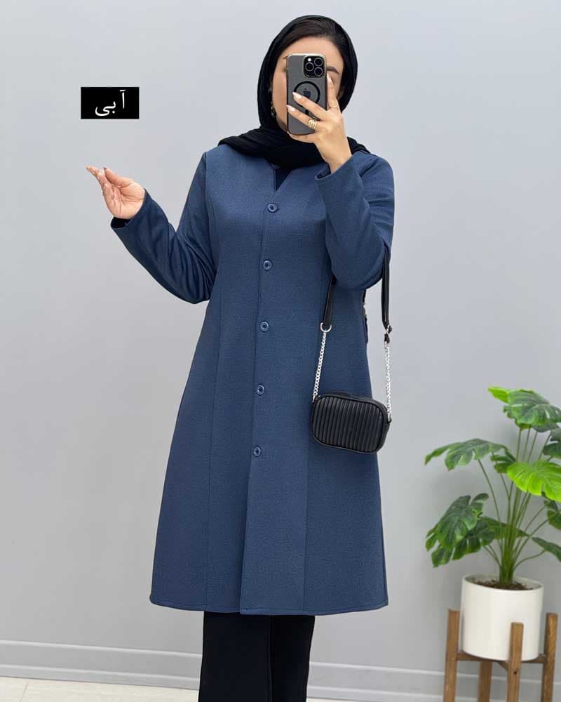 مانتو پاییزه سایز بزرگ کد 11067015