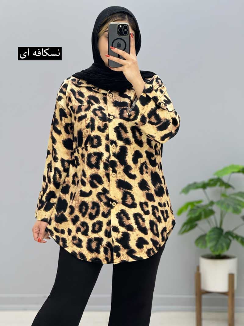 شومیز مانتویی دریا کد 10101529 — تصویر ۶