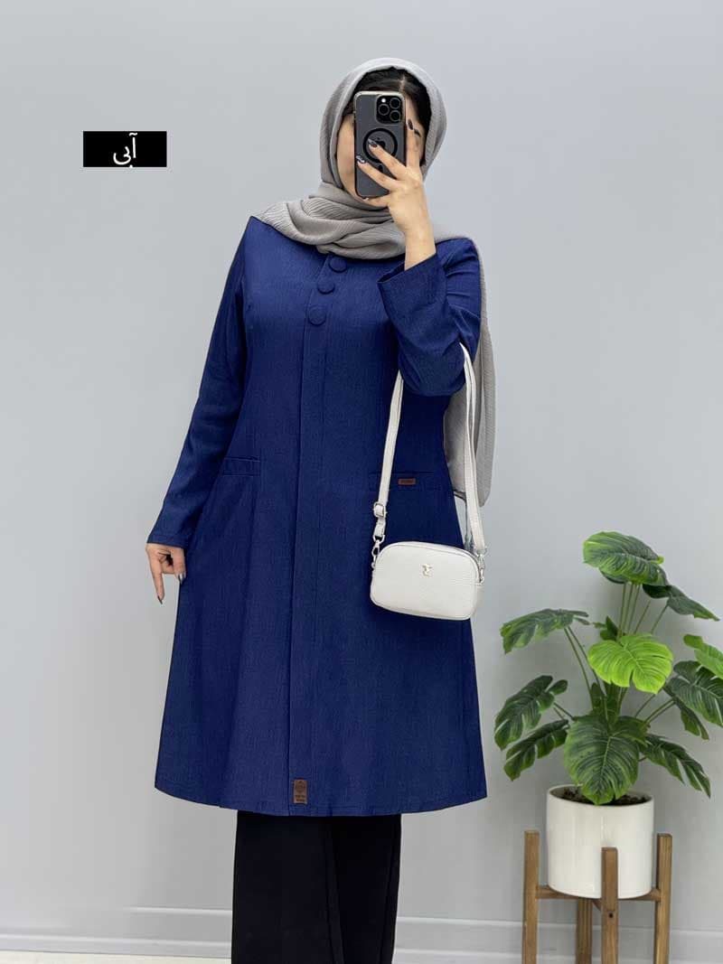 مانتو تنسل حانیه کد 458160 — تصویر ۴