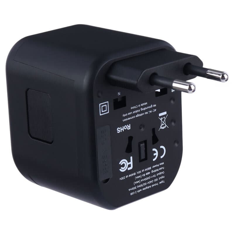 شارژر دیواری 12 وات یوسامز US-CC173 2.4A — تصویر ۳
