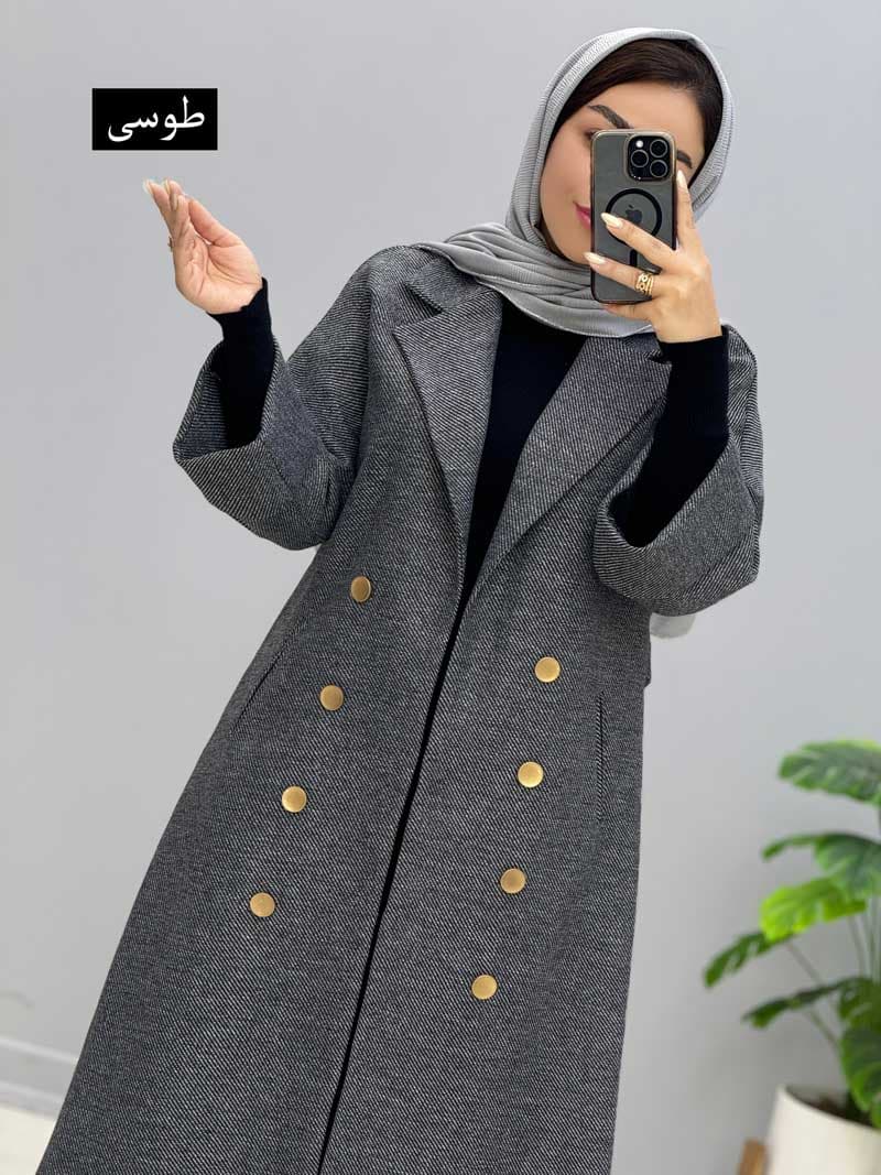 مانتو پاییزه هیلا کد458223 — تصویر ۲