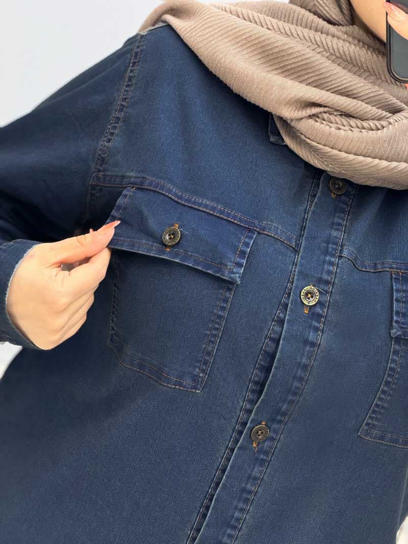 مانتو جین آرینا کد11802 — تصویر ۳