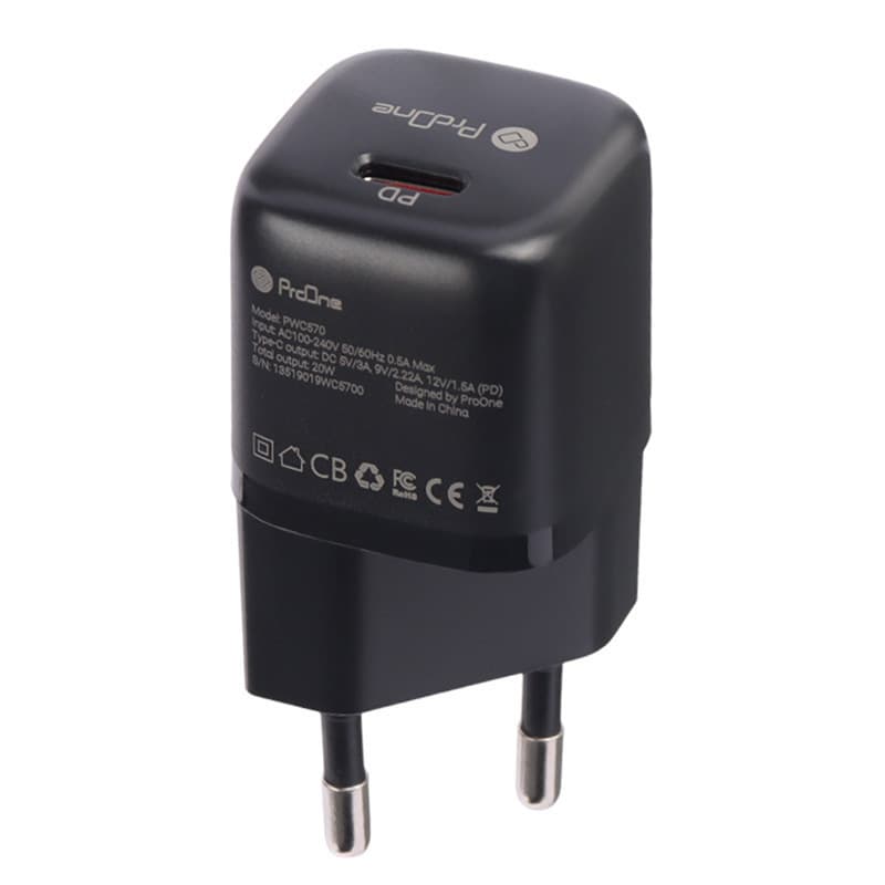 شارژر دیواری 20 وات پرووان PWC570 PD 3A — تصویر ۴