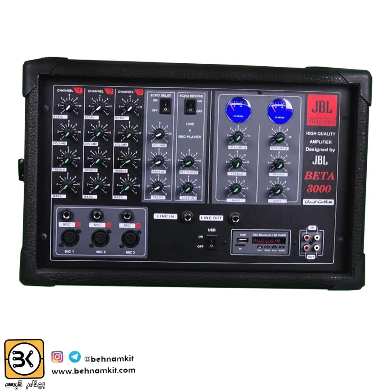 پاور میکسر JBL 3000 — تصویر ۲