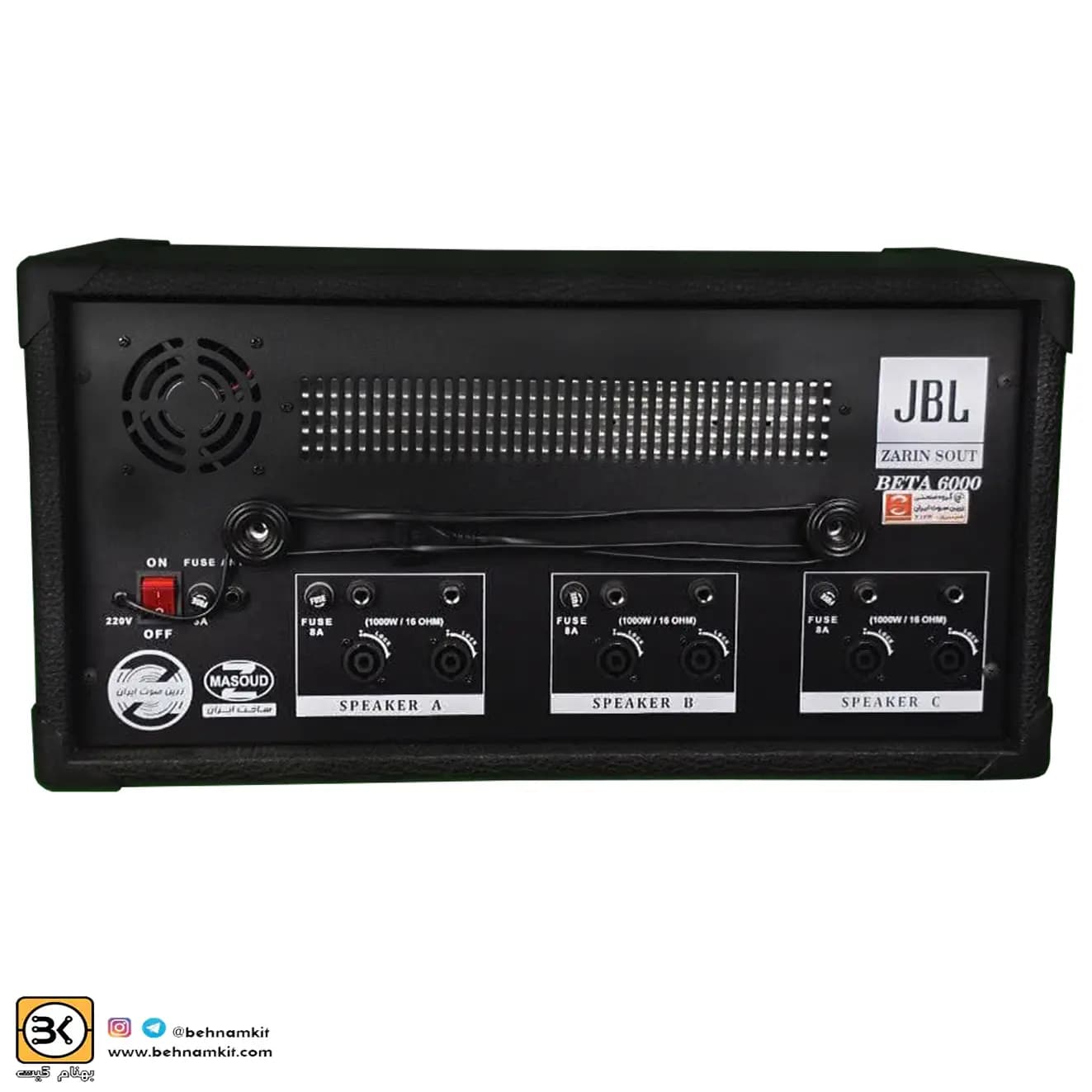 پاور میکسر JBL 6000 — تصویر ۳