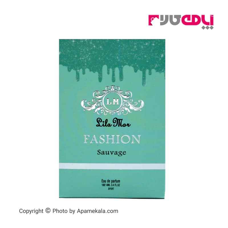 ادو پرفیوم لیلامور lila mor مدل fashion حجم 100 میل — تصویر ۲