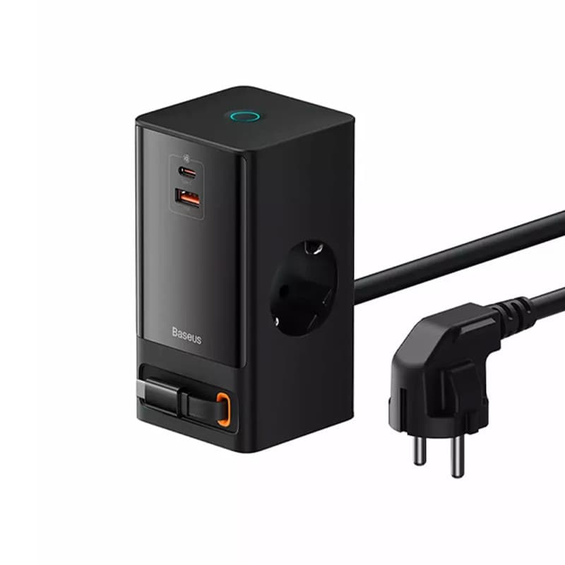 شارژر رومیزی فست شارژ 3 پورت Baseus Power Combo PSLR000301 65W — تصویر ۳